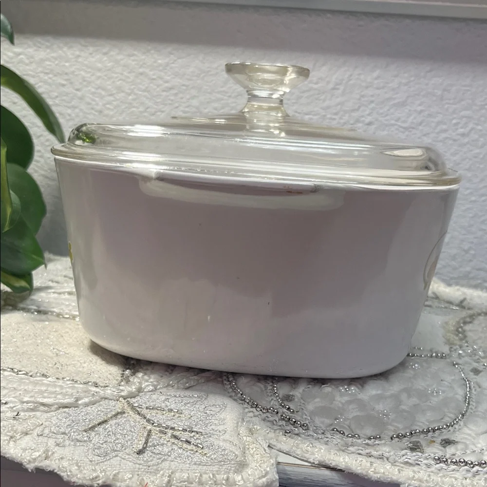 Vintage Corningware Wildflower 3 Qt Casserole Dish w/ Lid